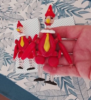 Coppia Pinocchio vetro soffiato 70s / Pareja vidr