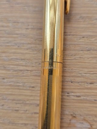 Bolígrafo Waterman Chapado en Oro