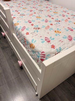 Cama nido infantil niña Garabatos