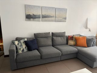Sofá Modular IKEA Vimle 5 Plazas Gris