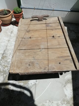 Trillo artesanal con ruedas