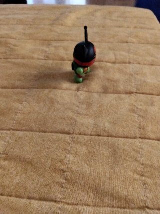 Figura Tortuga Ninja Hello Kitty Verde