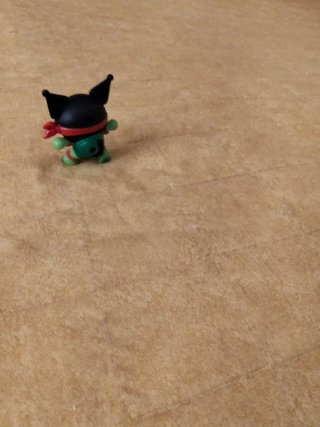 Figura Tortuga Ninja Hello Kitty Verde