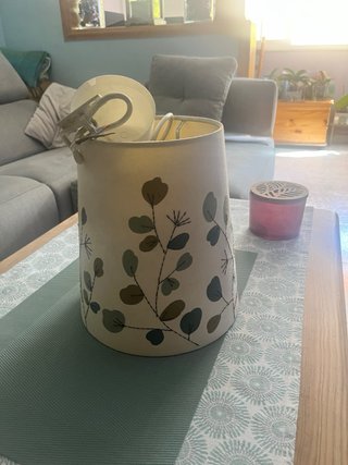 Lámpara de techo Ikea tela