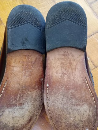 Mocasines Castellanos Piel Marrón Talla 40