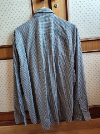 Camisa de cuadros DOC gris y blanca