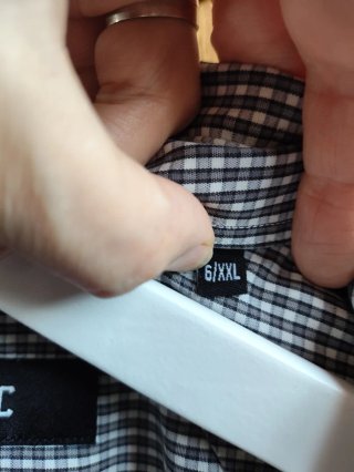 Camisa de cuadros DOC gris y blanca