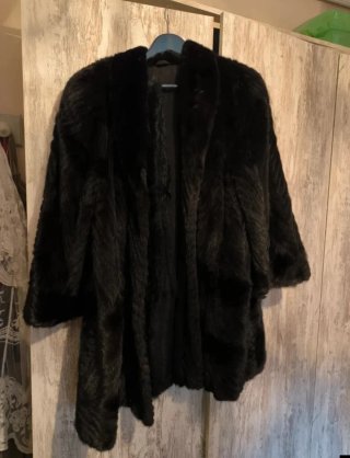 Chaquetón Argen Piel Negro Talla 44