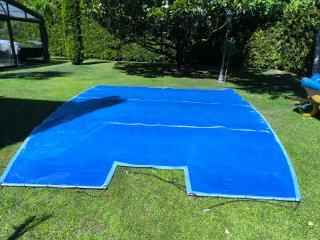 Manta solar piscina 5x4m en Burgos