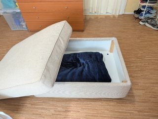 Reposapiés KIVIK IKEA Beige