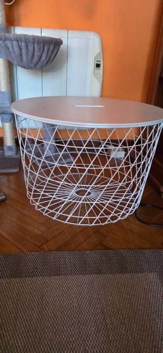 Mesa centro IKEA Kvistbro metal/madera