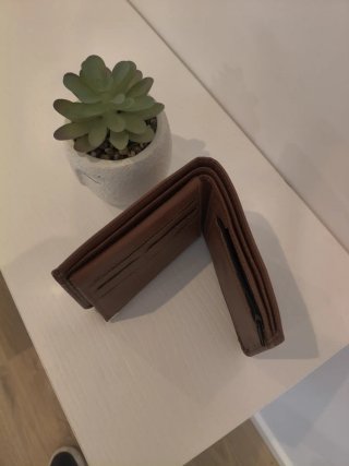 Cartera de cuero Rip Curl Marrón