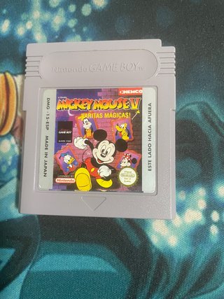Mickey Mouse V: Varitas Mágicas Game Boy ESP