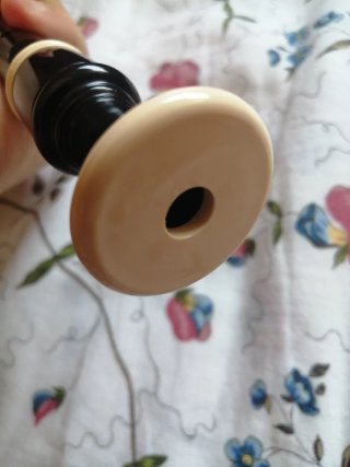 Flauta  Fuzou negra con funda.