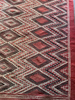 Tappeto Persiano Fatto a Mano 210x125 antico