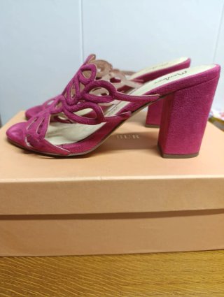 Sandalias Menbur Fucsia Talla 38