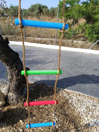 Escalera de cuerda para árbol 2 metros