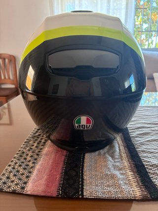 Casco  AGV SportModular Blanco/Amarillo TALLA S