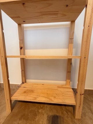 Estantería de pino 3 baldas