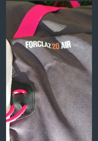 Mochilas senderismo 20L azul y gris