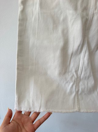 Falda Zara Blanca Talla S
