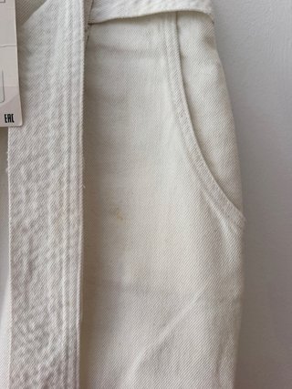 Falda Zara Blanca Talla S