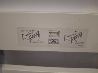 Barreras de cama infantil (2 unidades)