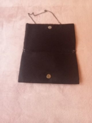 Bolso de fiesta plateado y negro