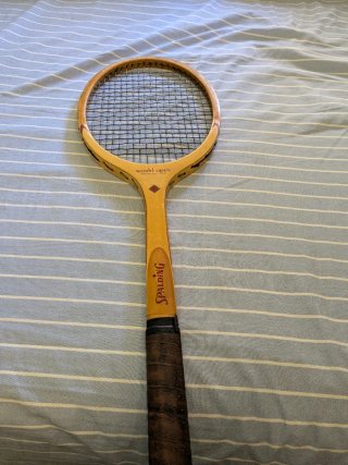 Raqueta Spalding World Open años 80