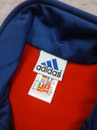 Giacca Adidas Track Jacket Vintage Rosso Blu