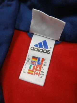 Giacca Adidas Track Jacket Vintage Rosso Blu