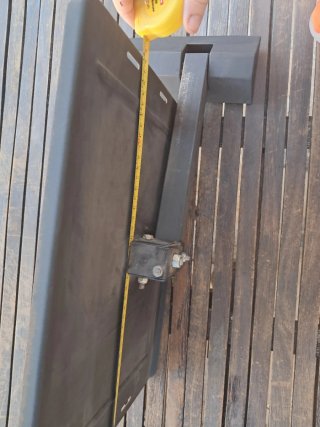 Soporte pared TV negro