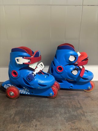 Patines infantiles Oxelo azules talla 26-28