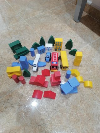 Playtive Junior Bloques Construcción Ciudad
