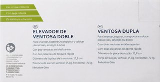 Elevador Ventosa Doble Workzone