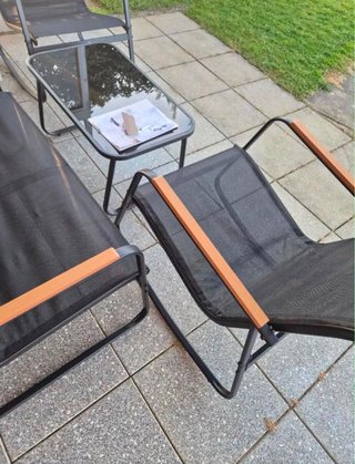 Conjunto Terraza: Sofá, 2 Sillones y Mesa