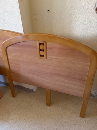 Cabeceros de cama de madera matrimonio 135 y 90 cm