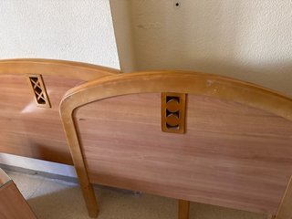Cabeceros de cama de madera matrimonio 135 y 90 cm