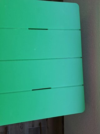Tavolo verde da giardino 58x75 cm
