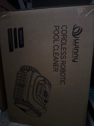 Robot Limpiafondos Piscina Negro/Naranja