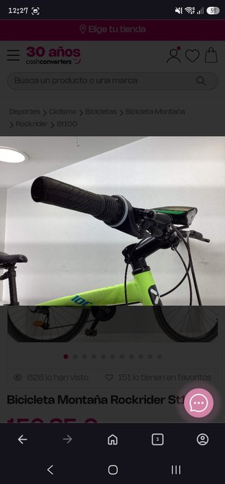 Bicicleta Rockrider ST100 Trail