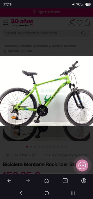 Bicicleta Rockrider ST100 Trail