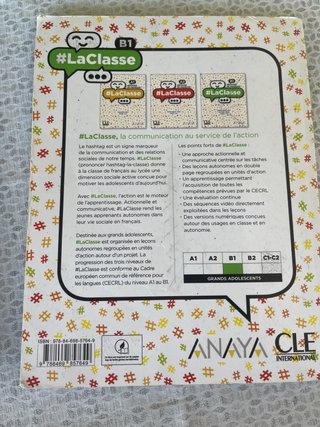 frances 1 bach metodo b1 #laclasse los dos libros