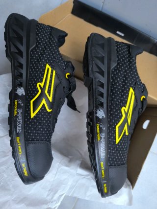 Zapatillas U-Power Matt Negras y Amarillas