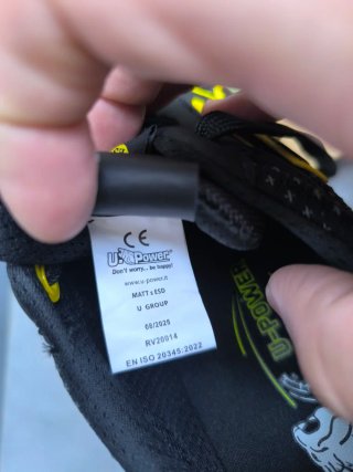 Zapatillas U-Power Matt Negras y Amarillas