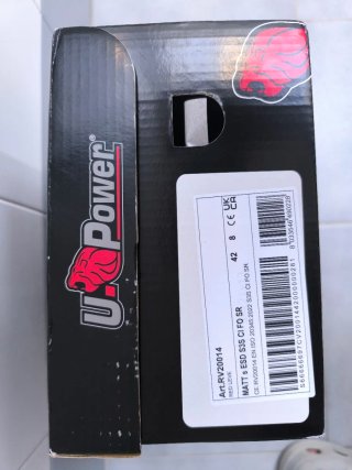 Zapatillas U-Power Matt Negras y Amarillas