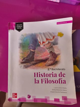 Historia de la filosofía, 2 Bachillerato