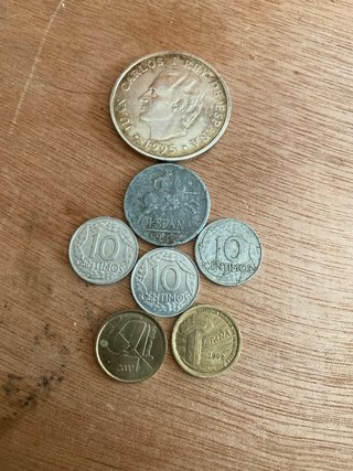 Lote de monedas españolas antiguas