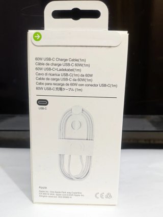 Cable USB-C Cargador iPhone 60W Apple 1m
