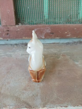 Figura ciervo decorativo porcelana